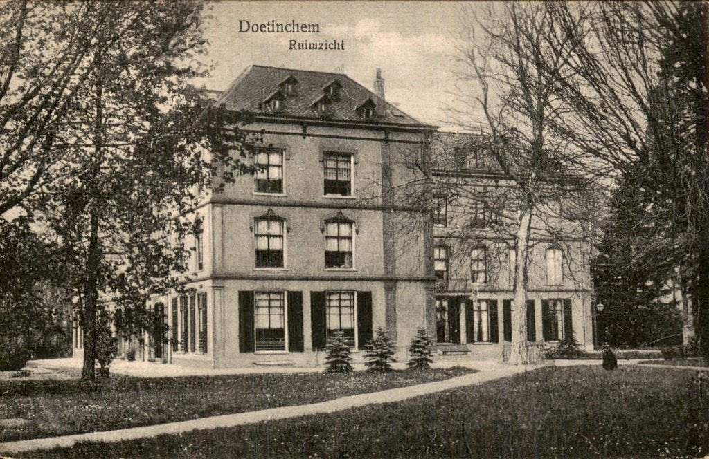 Doetinchem - Ruimzicht - Gebouw, Ophalen of Verzenden, 1920 tot 1940, Gelopen, Gelderland