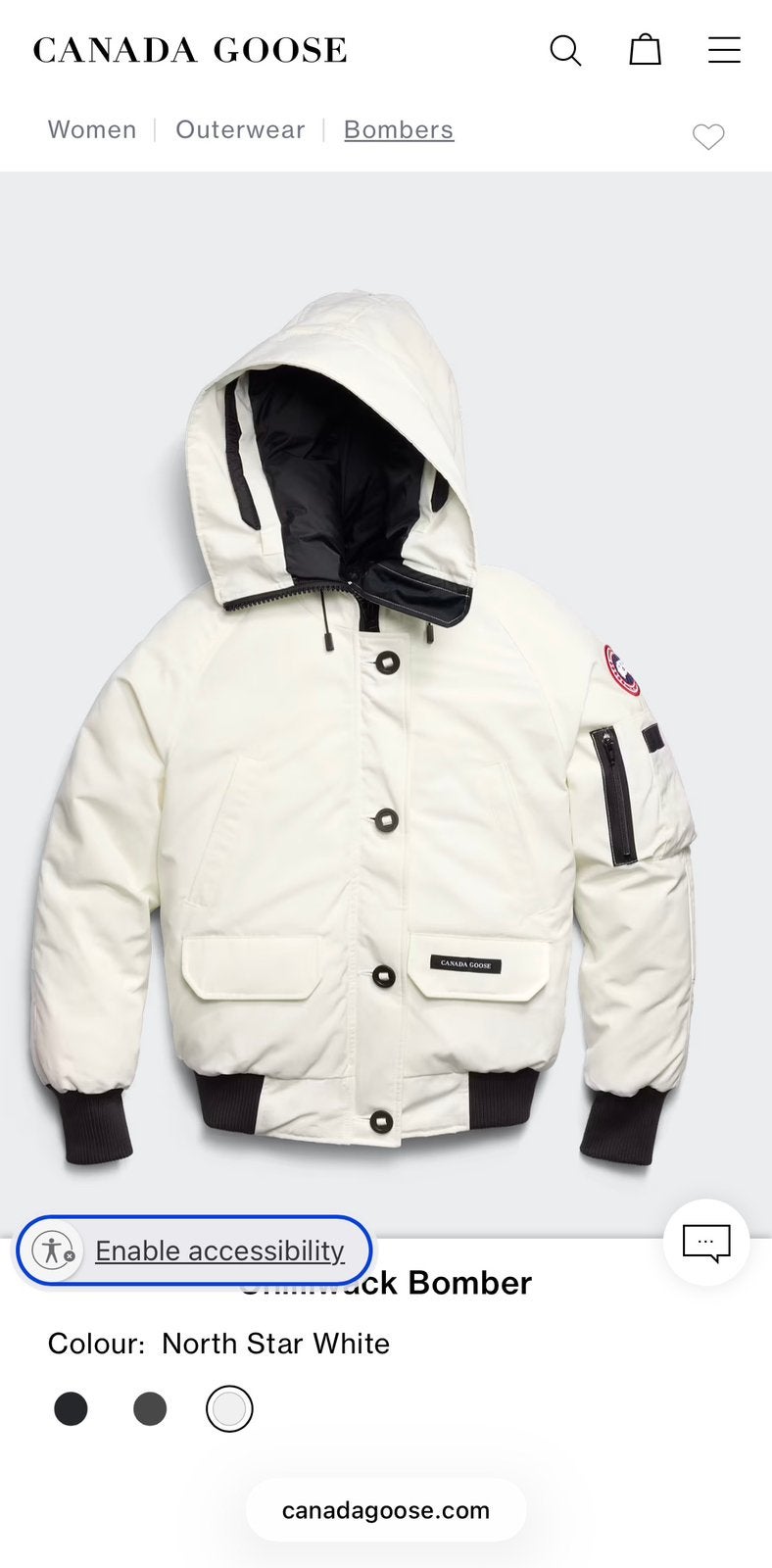 Canada Goose Chilliwack Bomber Jas - Zo goed als nieuw, Ophalen of Verzenden, Zo goed als nieuw, Maat 34 (XS) of kleiner, Overige kleuren