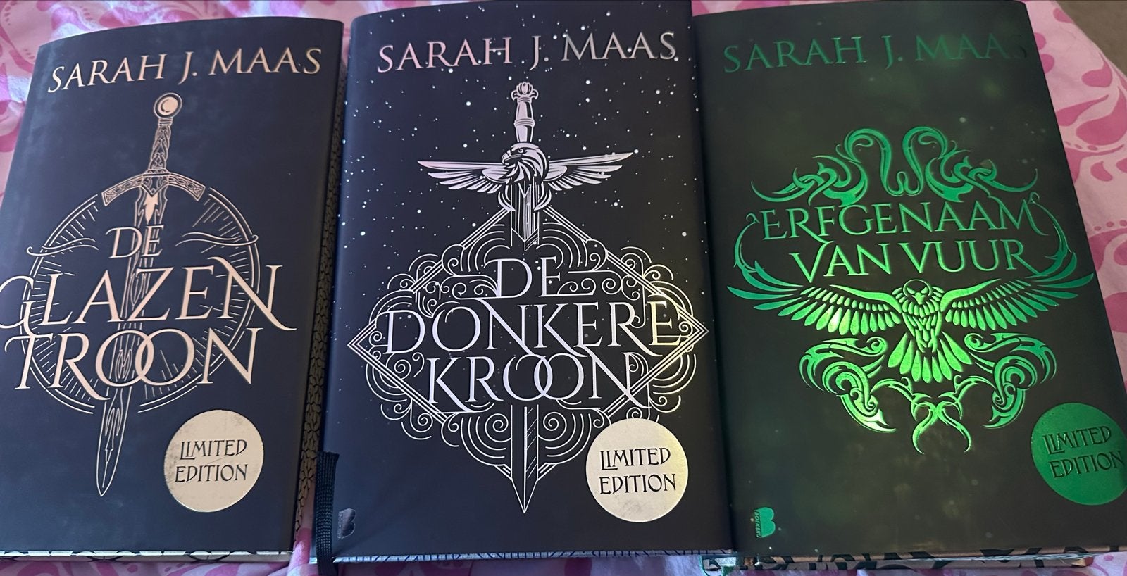 Sarah J. Maas - De Glazen Troon serie (Limited Edition), Boeken, Fantasy, Ophalen of Verzenden, Nieuw