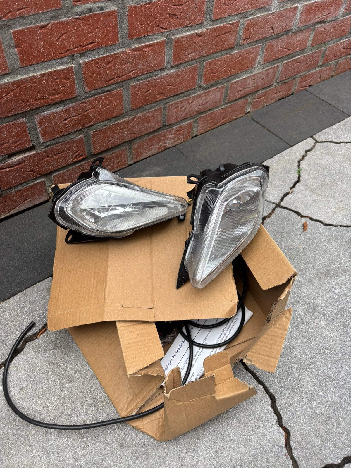 Rapror 700 voorlampen tekoop, Ophalen of Verzenden