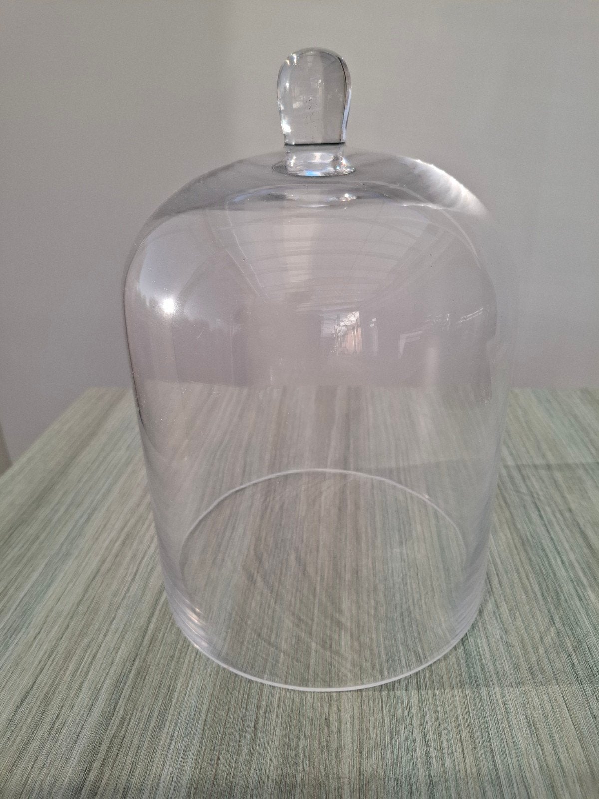 Glazen stolp - 19cm diameter, 28cm hoog - Onbeschadigd, Glas, Ophalen, Zo goed als nieuw