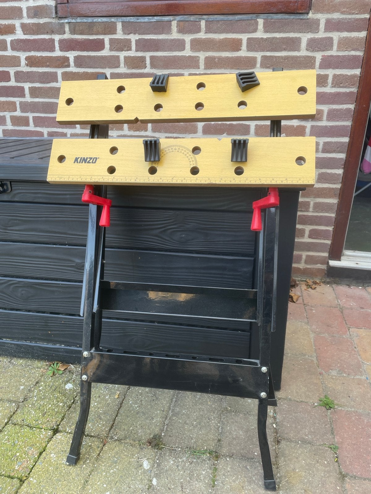 Kinzo Werkbank - Inklapbaar en Draagbaar, Doe-het-zelf en Verbouw, Ophalen, Nieuw, Minder dan 70 cm, Inklapbaar