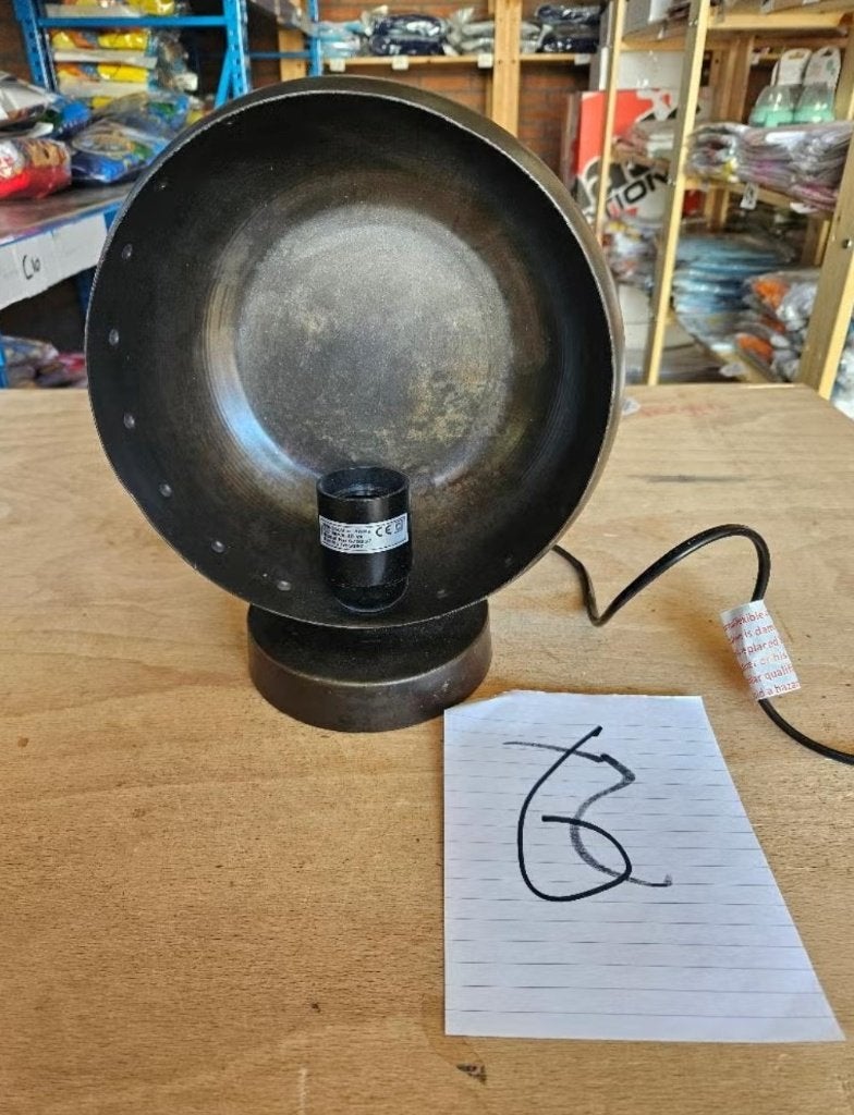 Kolony tafellamp metaal zwart, Nieuw, Ophalen of Verzenden, Overige kleuren, Metaal