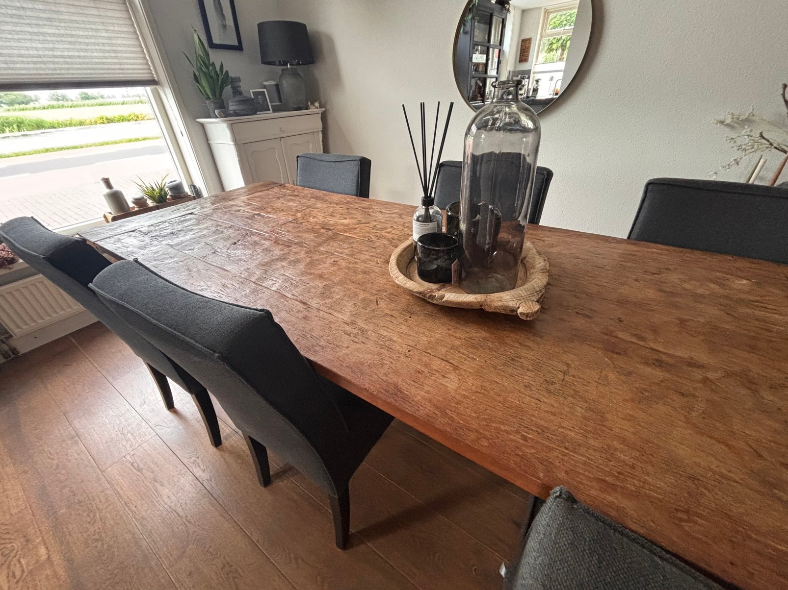 Stoere robuste eethoek