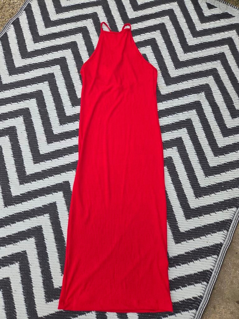 Zomerjurkje rib stretchstof M. Nieuw, Kleding | Dames, Jurken, Ophalen of Verzenden, Nieuw, Boven de knie
