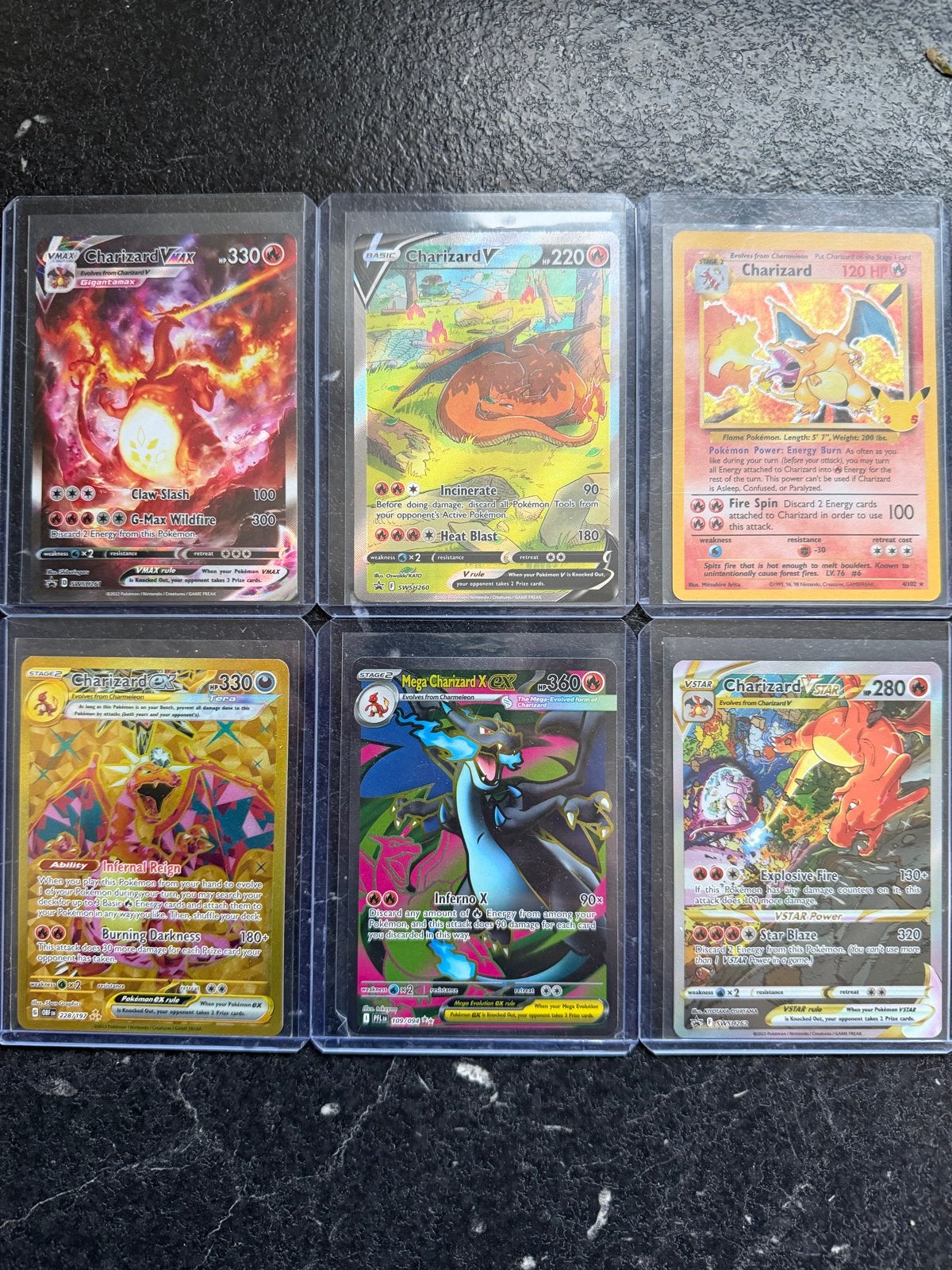 Pokémon Charizard Kaarten Collectie - VMAX, V, GX, Gold Star, Ophalen of Verzenden, Zo goed als nieuw, Meerdere kaarten