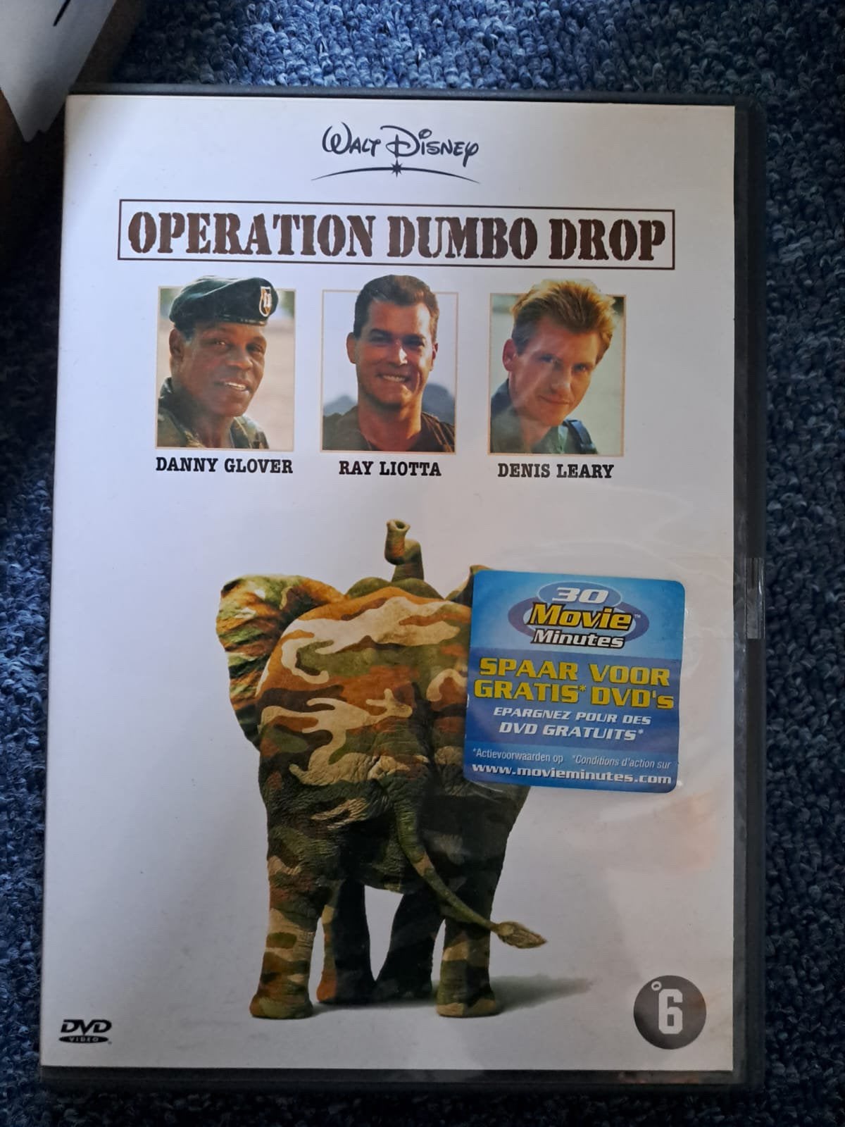 Operation Dumbo Drop (dvd), Alle leeftijden, Ophalen of Verzenden, Zo goed als nieuw, Romantische komedie
