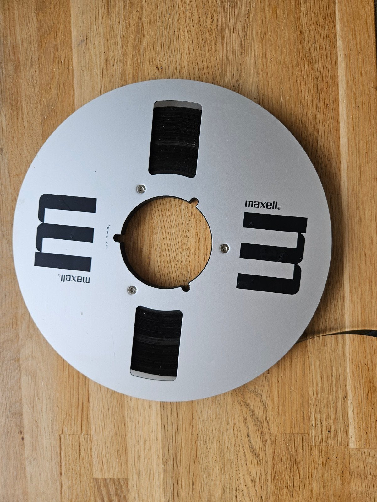 Maxell lege bandspoel voor bandrecorder metal 26.5 cm, Audio, Tv en Foto, Ophalen of Verzenden, Onderdeel, Met banden