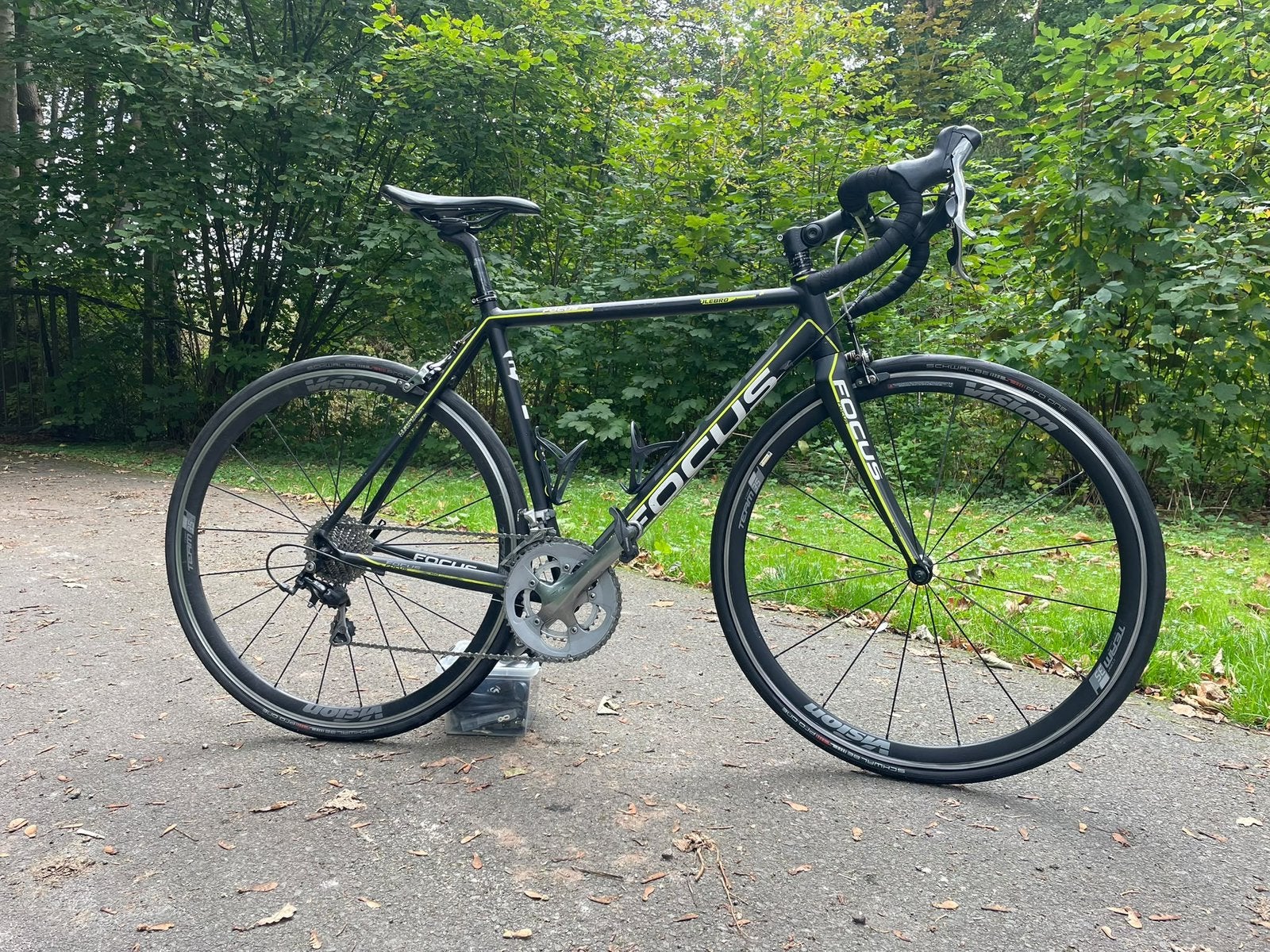 Focus Culbero racefiets – maat 52 – zwart/geel, Gebruikt, Velgrem, 49 tot 53 cm, Meer dan 20 versnellingen