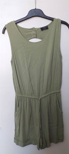 (PAK01) groen luchtig jumpsuit - Yessica, maat 36, Kleding | Dames, Ophalen of Verzenden, Zo goed als nieuw, Maat 36 (S), Yessica