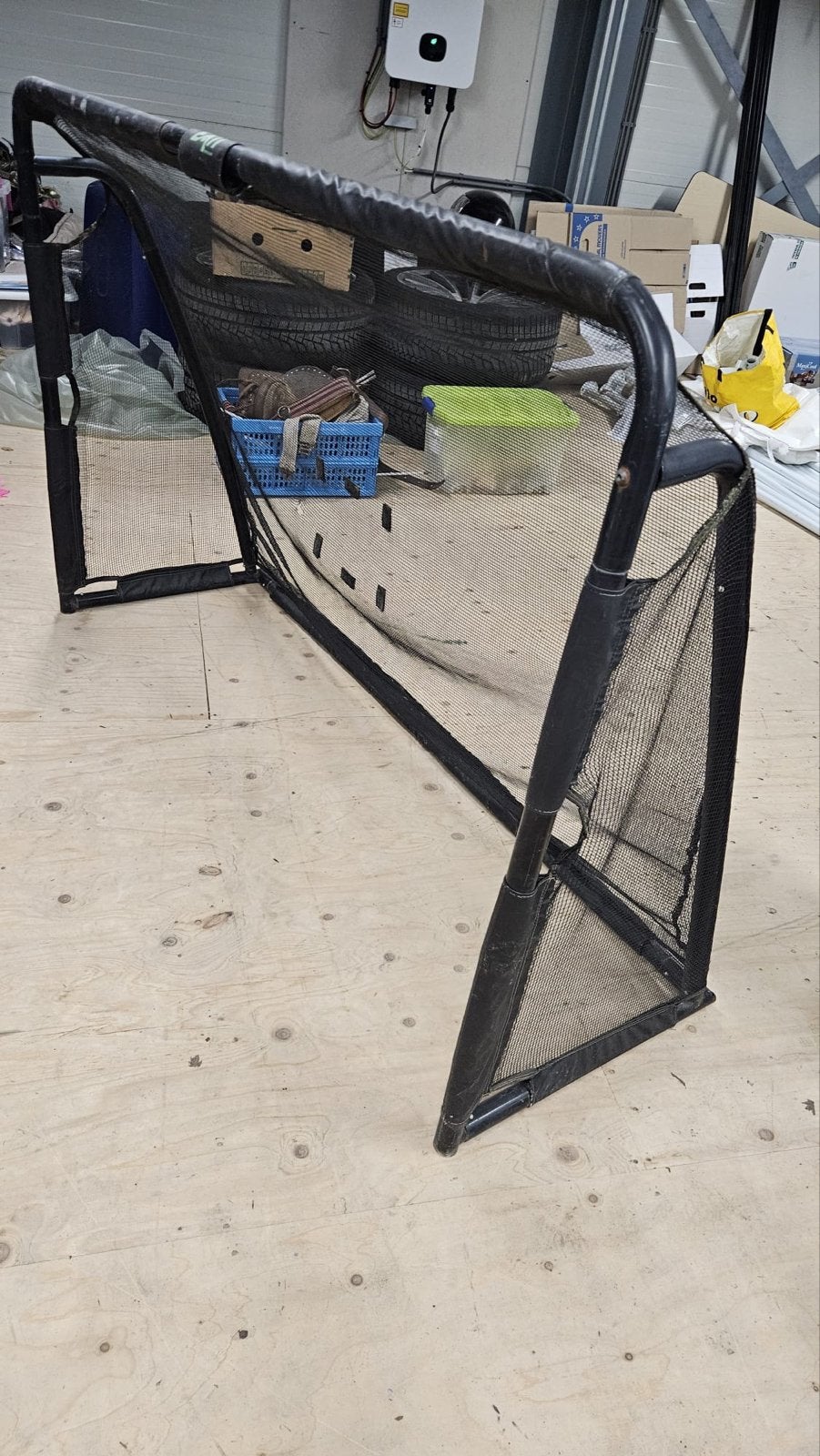 Metalen voetbaldoel 1.80x1.20m - Ideaal voor tuin of trainin, Ophalen, Gebruikt, Overige typen