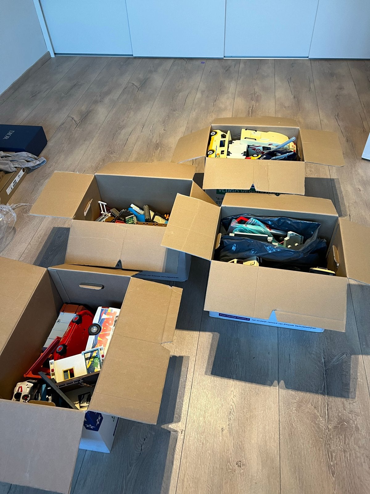 Grote partij Playmobil voertuigen en onderdelen, Ophalen, Gebruikt