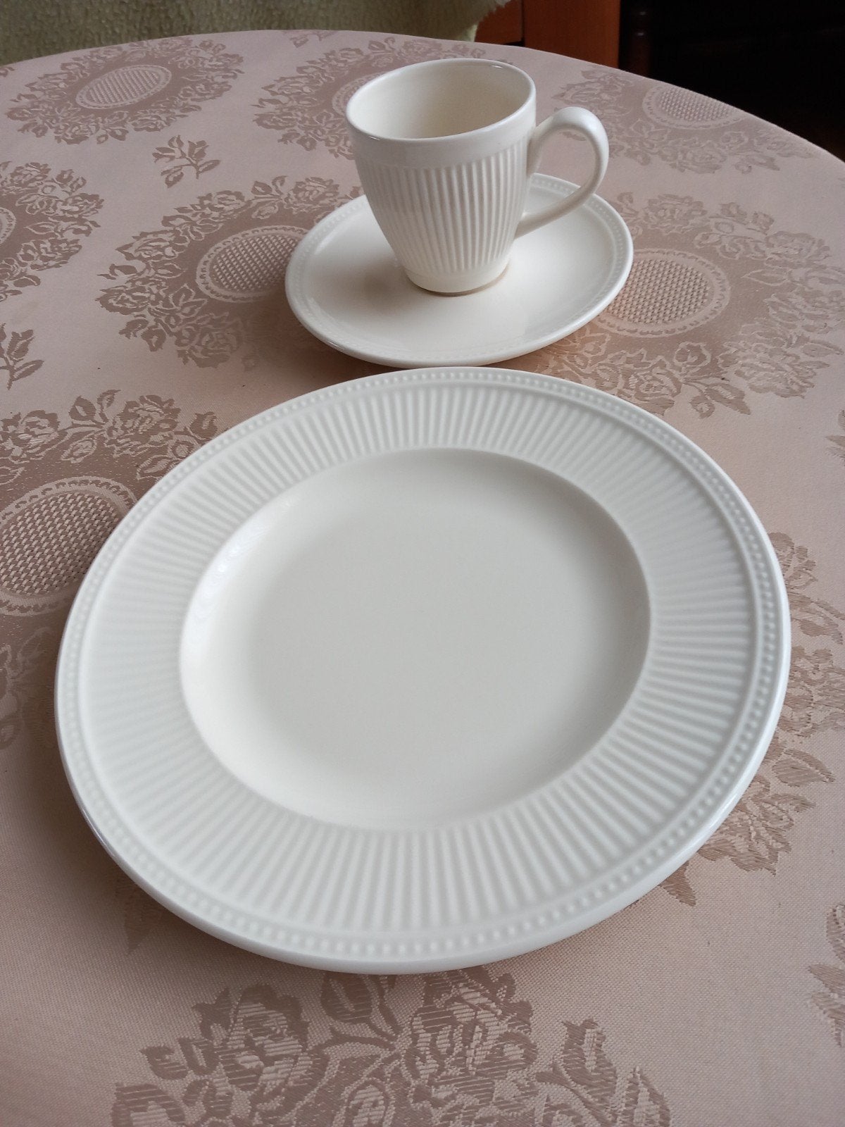 Wedgwood Windsor ontbijtservies, Ophalen, Zo goed als nieuw, Porselein, Kop(pen) en/of Schotel(s)