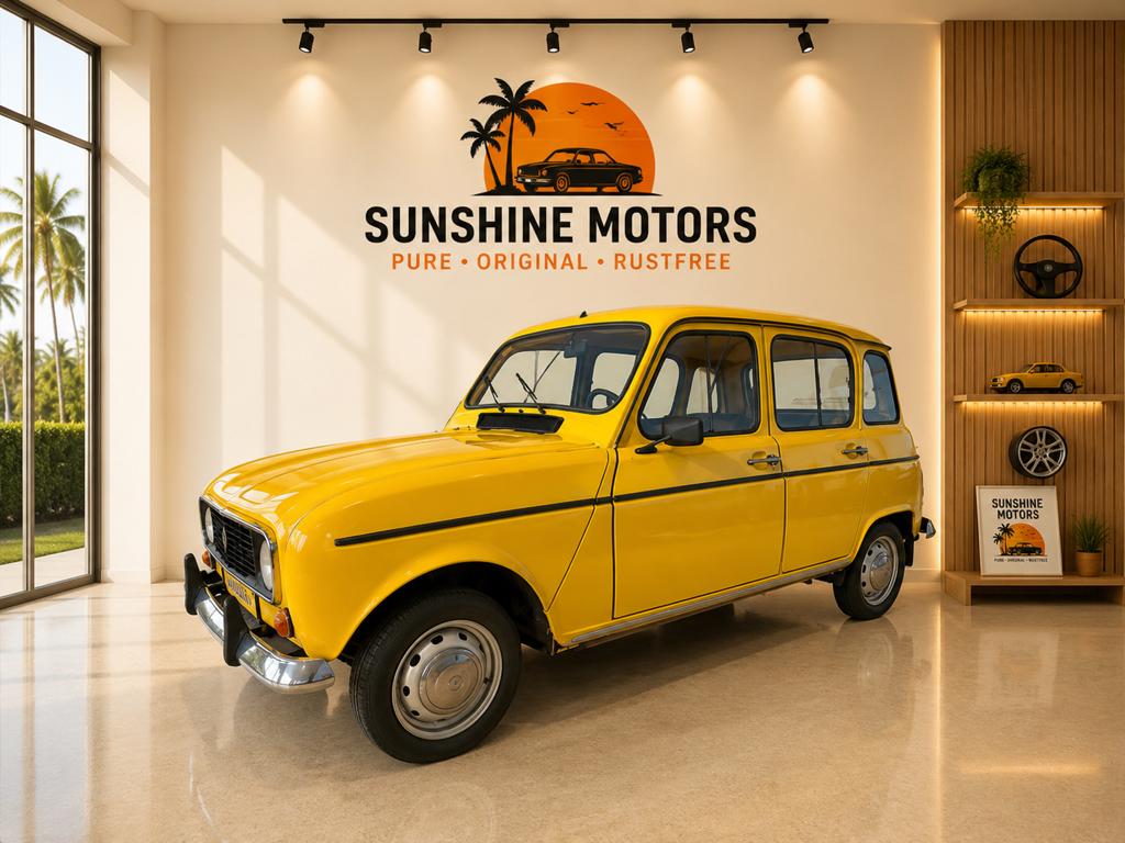 Renault R4, bj 1981, oldtimer, 100% origineel en rijklaar, Auto's, Renault, Voorwielaandrijving, Stof, Overige modellen, 4 cilinders