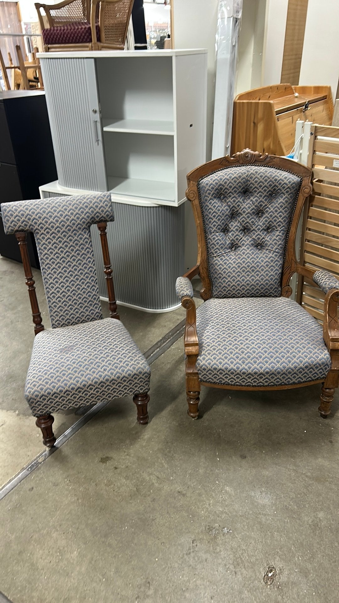 Antieke fauteuil / troonstoel - perfect voor Sinterklaas!, Antiek en Kunst, Ophalen
