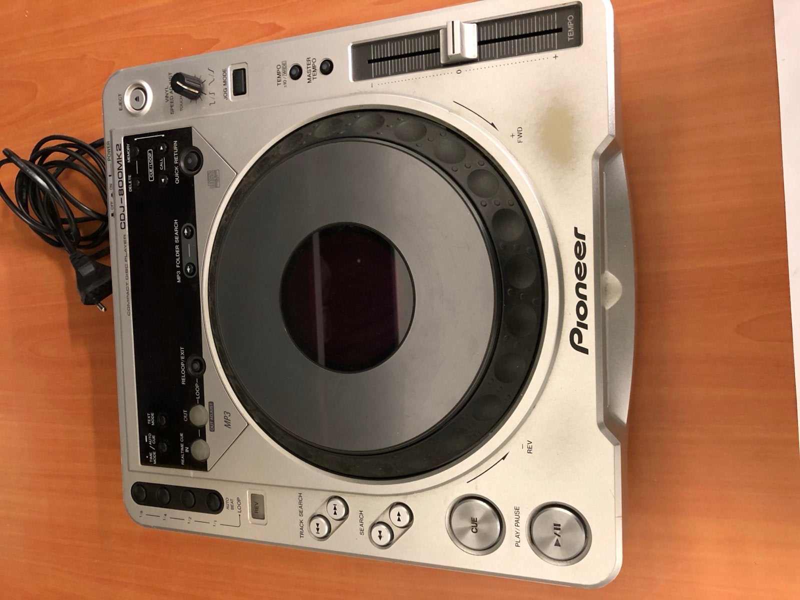 Pioneer CDJ-800 MK2 CD-speler - Professionele DJ-deck, Muziek en Instrumenten, Ophalen of Verzenden, Gebruikt, Draaitafel, Pioneer
