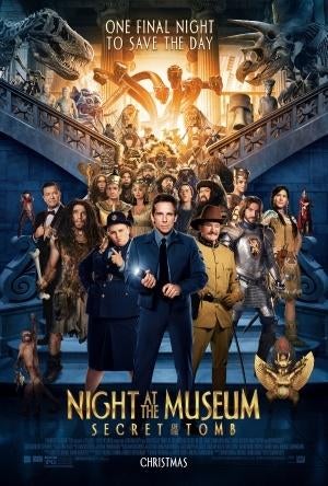 Night  at  the  Museum : Secret of the Tomb    filmposter., Rechthoekig Staand, Verzenden, Nieuw, A1 t/m A3