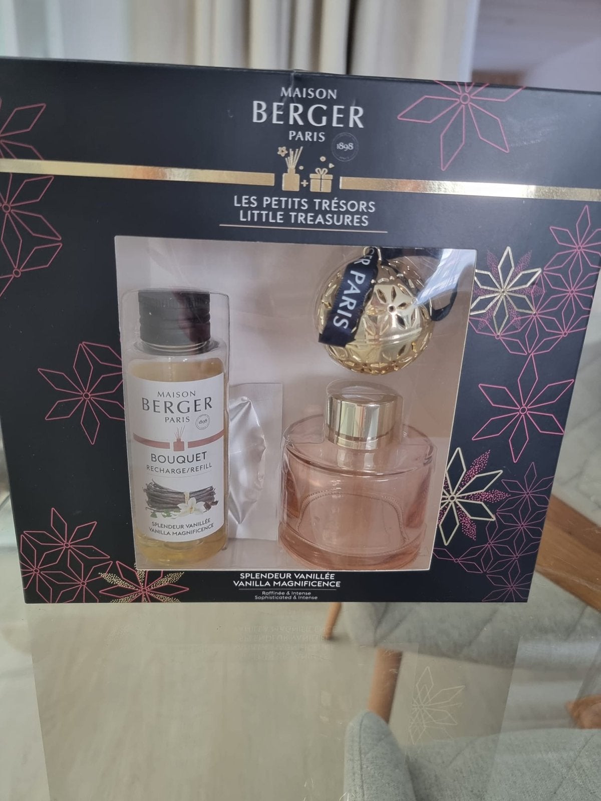 Maison Berger Paris geurdiffuser set - Vanille Magnificence, Meerkleurig, Overige materialen, Nieuw, Ophalen of Verzenden