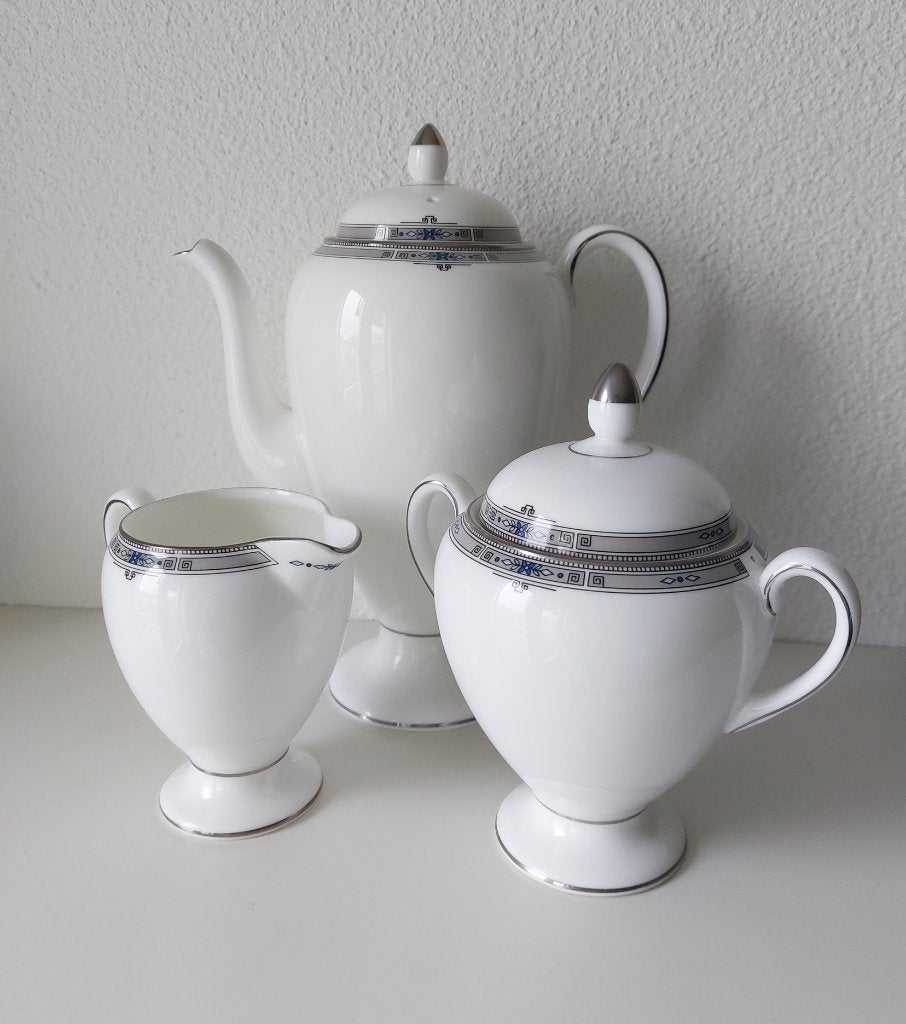 Wedgwood Amherst koffie suiker en melk, Ophalen