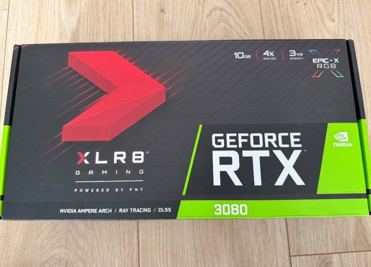 RTX 3080 10 GB XLR8

Te koop nvidia grafische kaart 
Gaat we, Ophalen of Verzenden, Zo goed als nieuw, GDDR6, PCI-Express 4