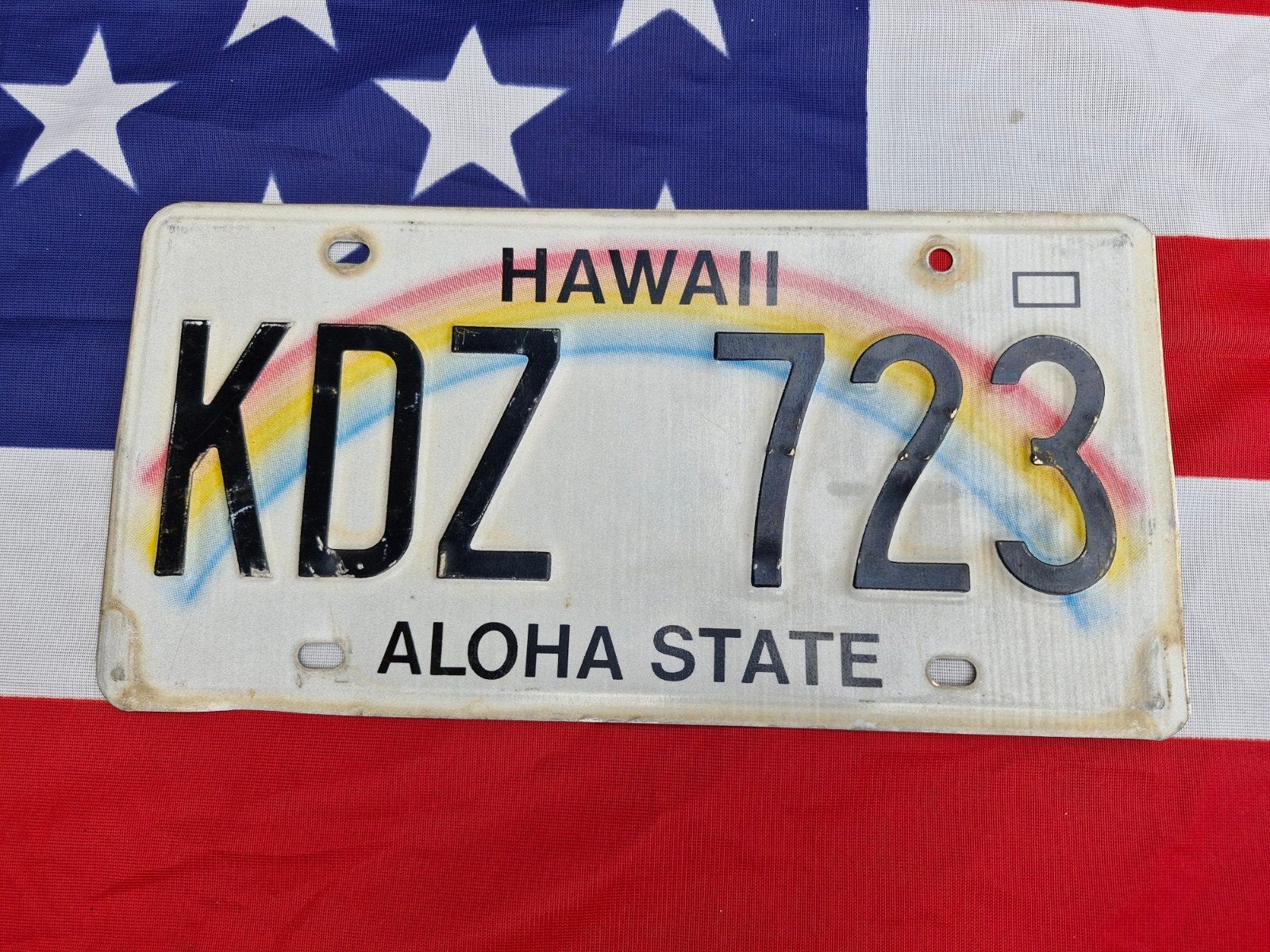 Kentekenplaat Hawaii USA Nummerplaat nummerbord License VS, Verzenden, Gebruikt, Auto's