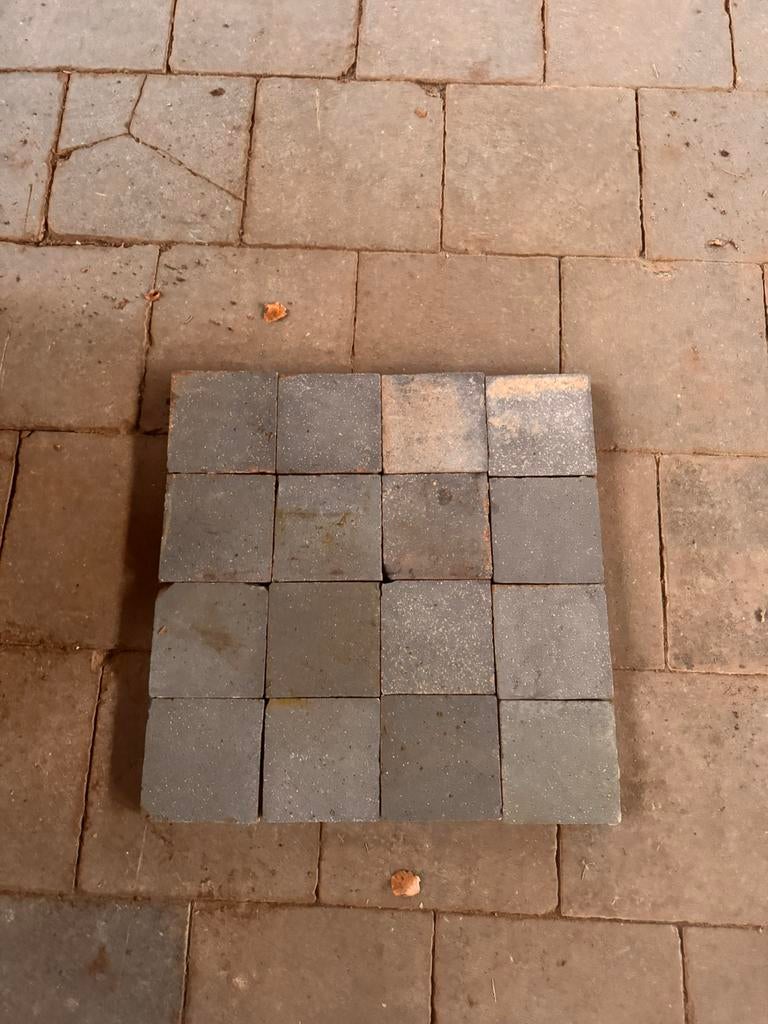 Plavuizen vloertegels 24 m2, Doe-het-zelf en Verbouw, Tegels, Ophalen, Keramiek, Zo goed als nieuw, 10 m² of meer