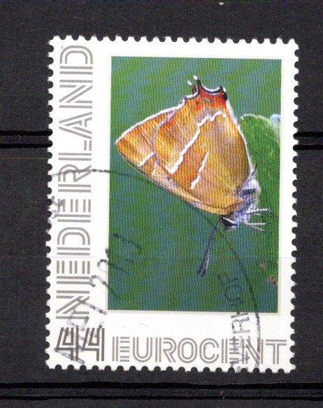 gestempelde zegel. persoonlijke: vlinder, Ophalen of Verzenden, Na 1940, Gestempeld