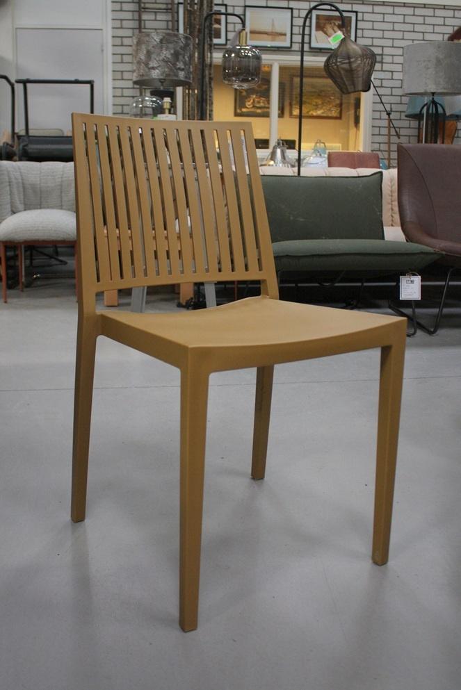 Partij tuinstoelen terrasstoel olijfgroen camel horeca, Ophalen, Nieuw