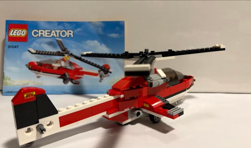 Lego Creator 31047 Propeller Vliegtuig (2 modellen, compleet, Ophalen of Verzenden, Zo goed als nieuw, Complete set, Lego