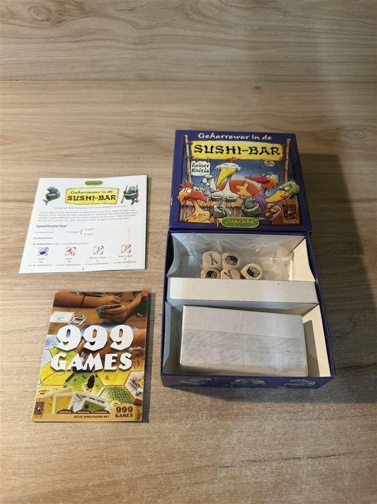 geharrewar in de Sushi-bar - 999 games - s6572, Verzenden, Zo goed als nieuw