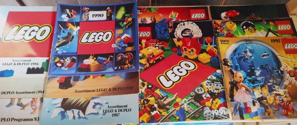 LEGO - Vintage folders, Verzenden, Gebruikt, Lego, Overige thema's