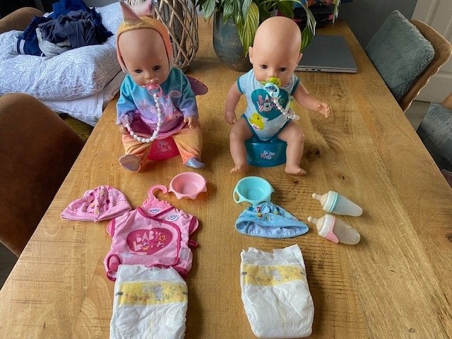 babyborn poppen, Ophalen of Verzenden, Gebruikt, Babypop