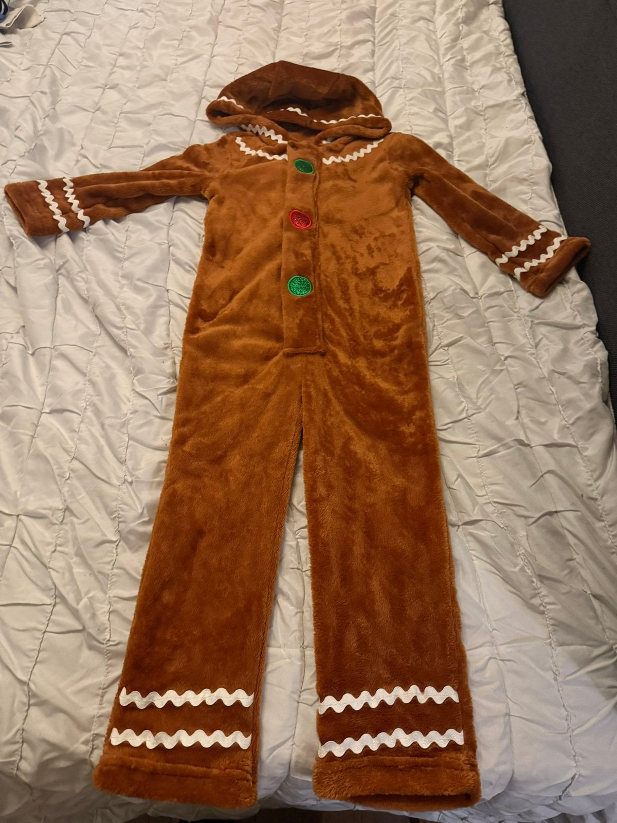 Peperkoekmannetje Onesie - Maat 110/116, Ophalen of Verzenden, Zo goed als nieuw, Jongen of Meisje, Overige typen
