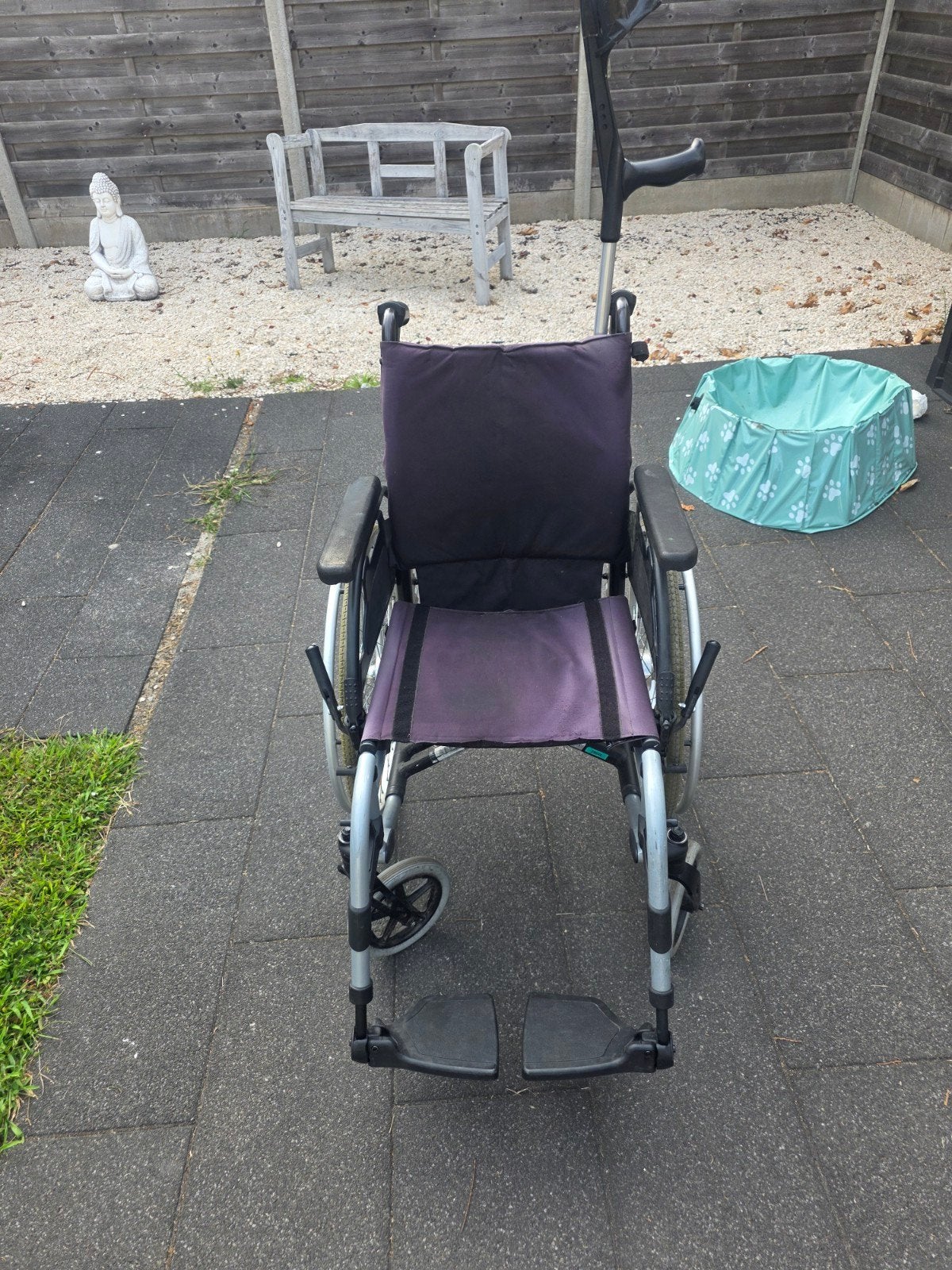 gebruikte rolstoel opvouwbaar, Diversen, Ophalen, Gebruikt, Duwrolstoel