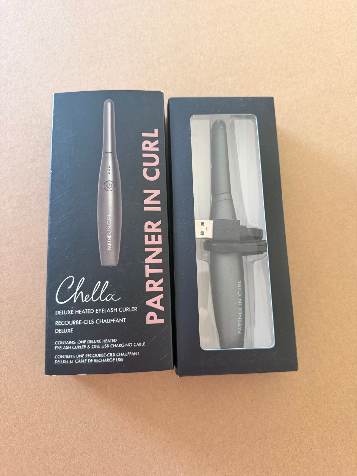 Chella Deluxe Verwarmde Wimperkruller/ Heated Eyelash Curler, Ophalen of Verzenden, Zo goed als nieuw, Overige typen
