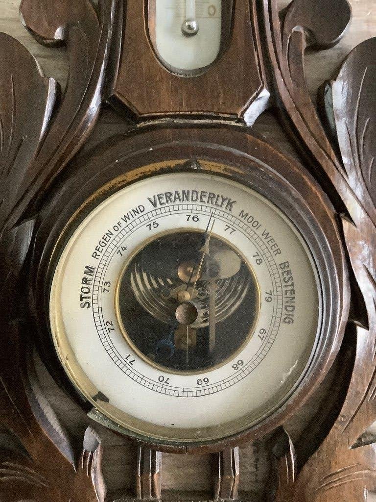 Weerstation antiek, Ophalen, Gebruikt, Weerstation