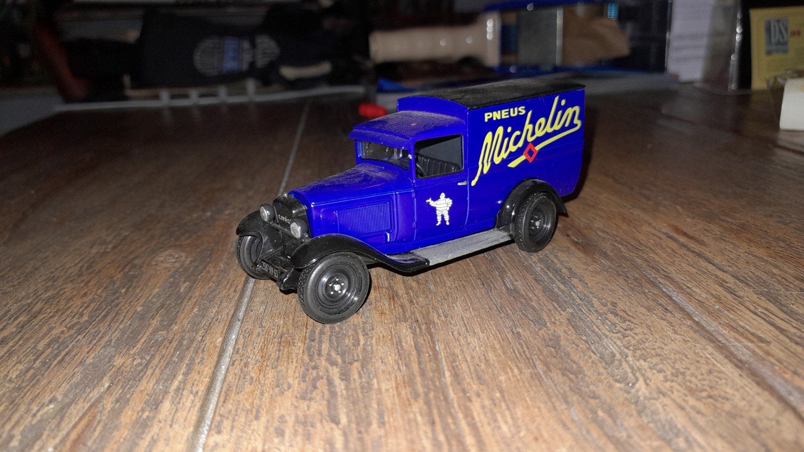 Vintage citroën Michelin bestelwagen modelauto, Ophalen of Verzenden, Gebruikt, Auto