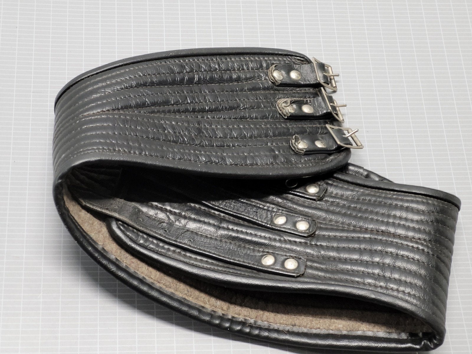 Rugband belt voor fitness van leer, Sport en Fitness, Fitnessmaterialen, Ophalen of Verzenden, Zo goed als nieuw, Rug, Overige typen