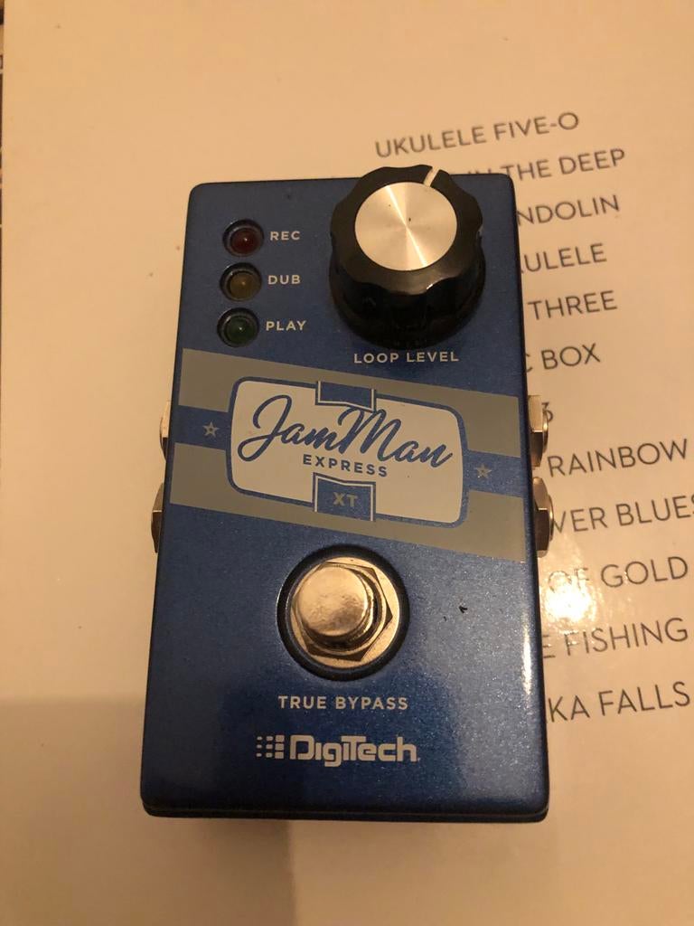 DigiTech JamMan Express XT Looper Pedaal, Ophalen of Verzenden, Zo goed als nieuw, Overige typen