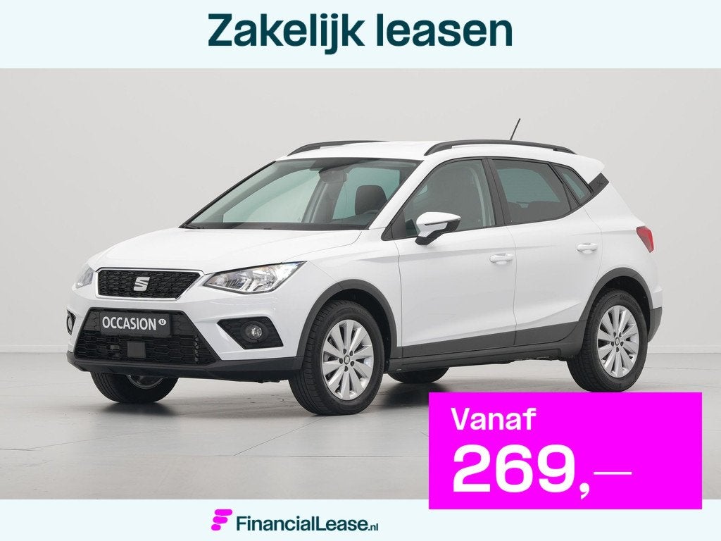 SEAT Arona 1.0 TSI 115pk DSG Style Navigatie Clima Trekhaak, 12 maanden, Stof, Gebruikt, 116 pk