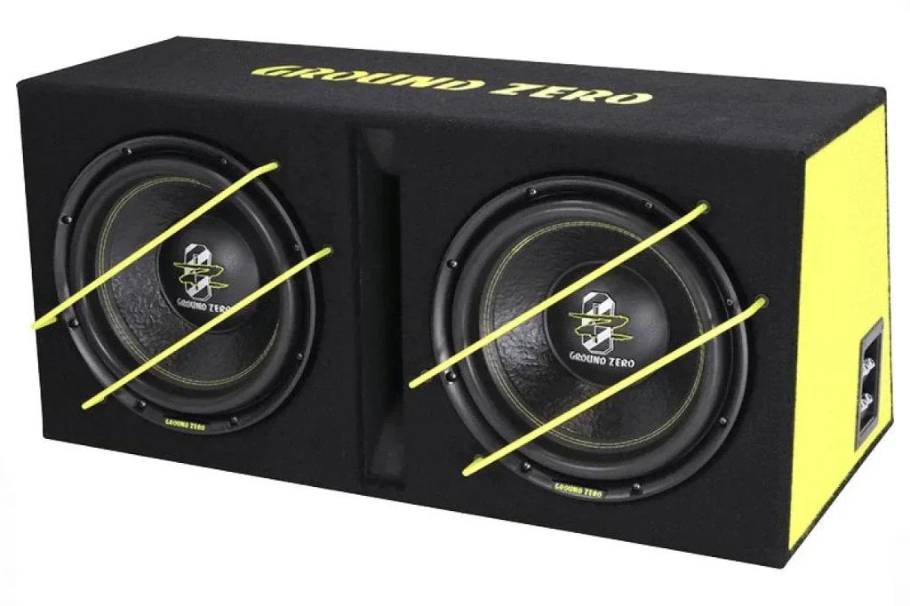 Zware Ground Zero GZIB 2.12SPL Subwoofer Kist 2000W/1400Wrms, ., Nieuw, Ophalen of Verzenden, .