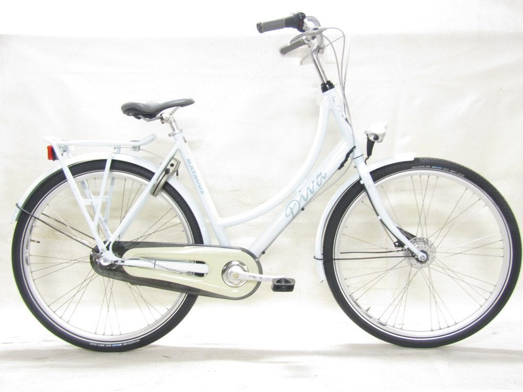 Batavus Diva blauw dames 56cm 28inch, 56 cm of meer, Gebruikt, Batavus, Versnellingen
