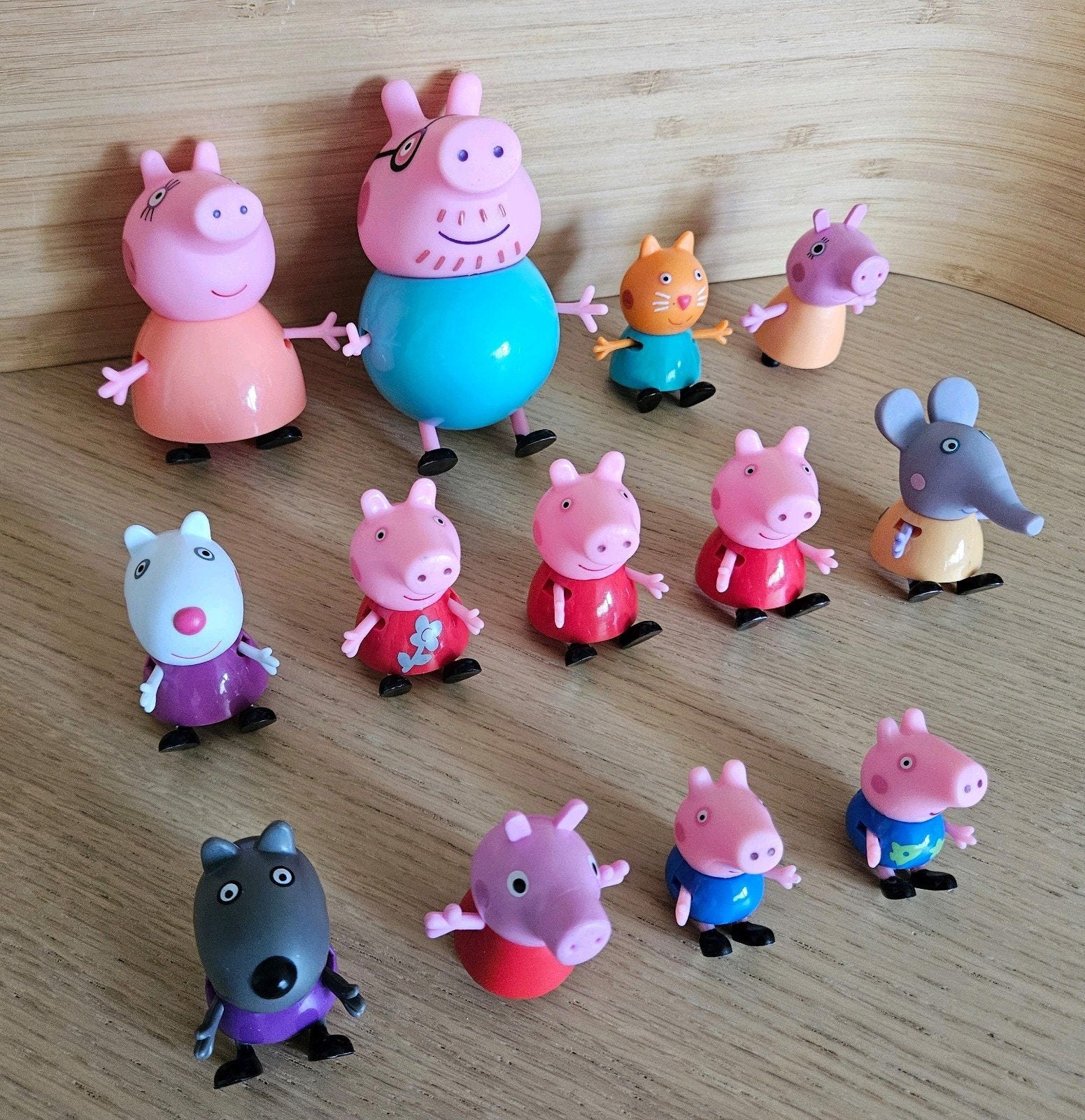 Peppa Pig figuur / poppetje: Peppa, mama, papa, George, etc., Ophalen of Verzenden, Gebruikt