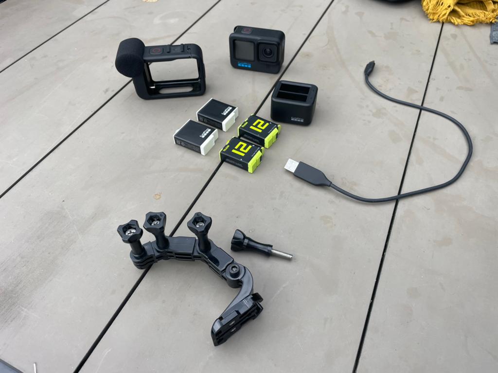Go Pro HERO 10 Black (weinig gebruikt)., Ophalen of Verzenden, Zo goed als nieuw