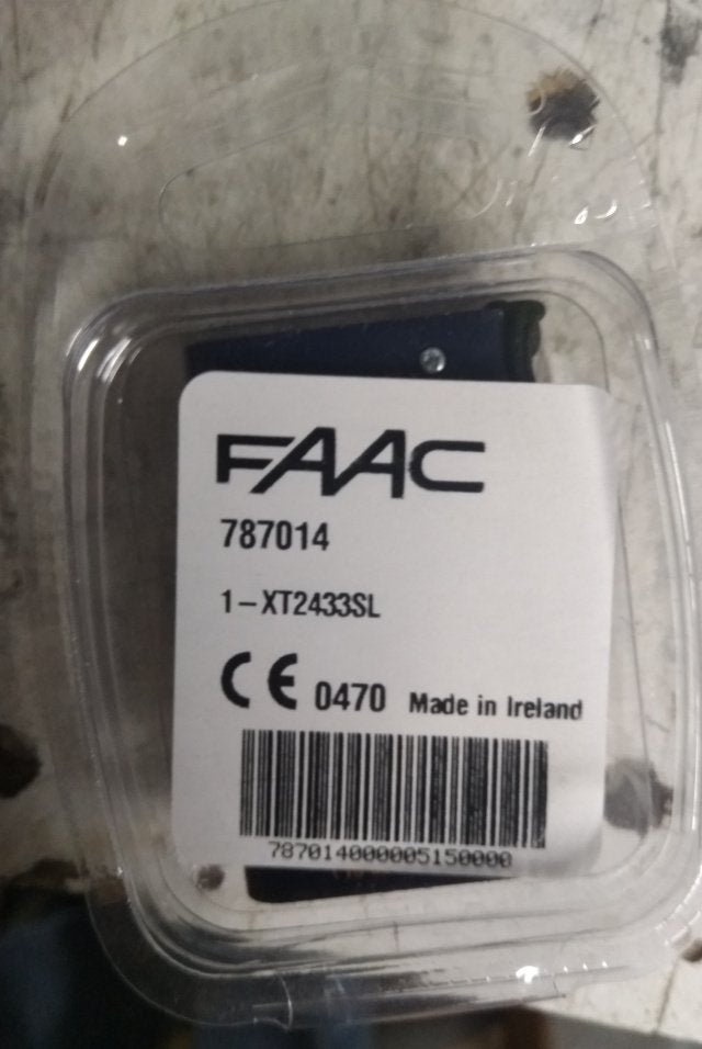 FAAC XT2433SL afstandsbediening, Overige materialen, Schuifpoort, Nieuw, Ophalen of Verzenden
