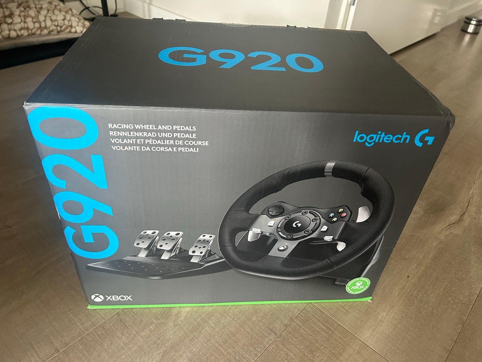 Logitech G920 Driving Force Racing Wheel voor Xbox en PC, Racestuur, Xbox, Force feedback, Ophalen of Verzenden