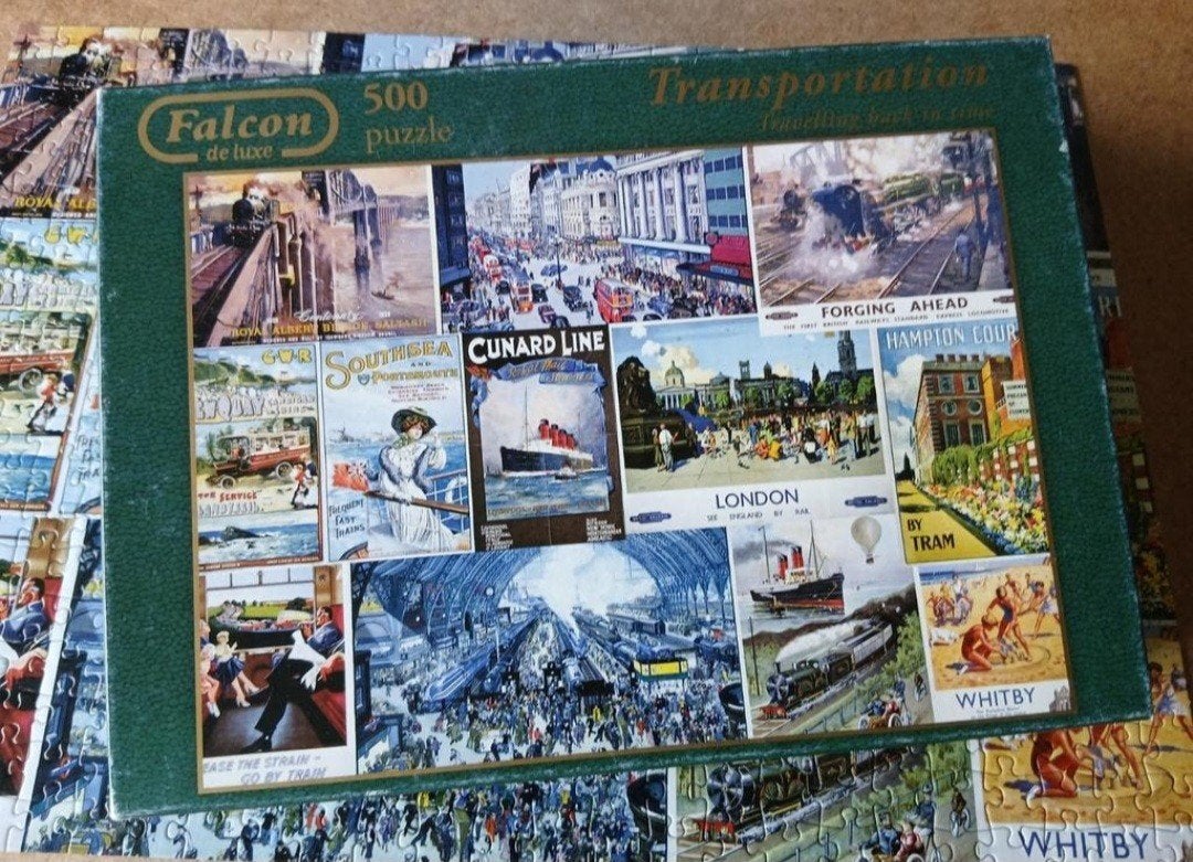 Falcon de Luxe 500 stukjes puzzel - Transportation, Ophalen of Verzenden, Minder dan 500 stukjes, Gebruikt, Legpuzzel