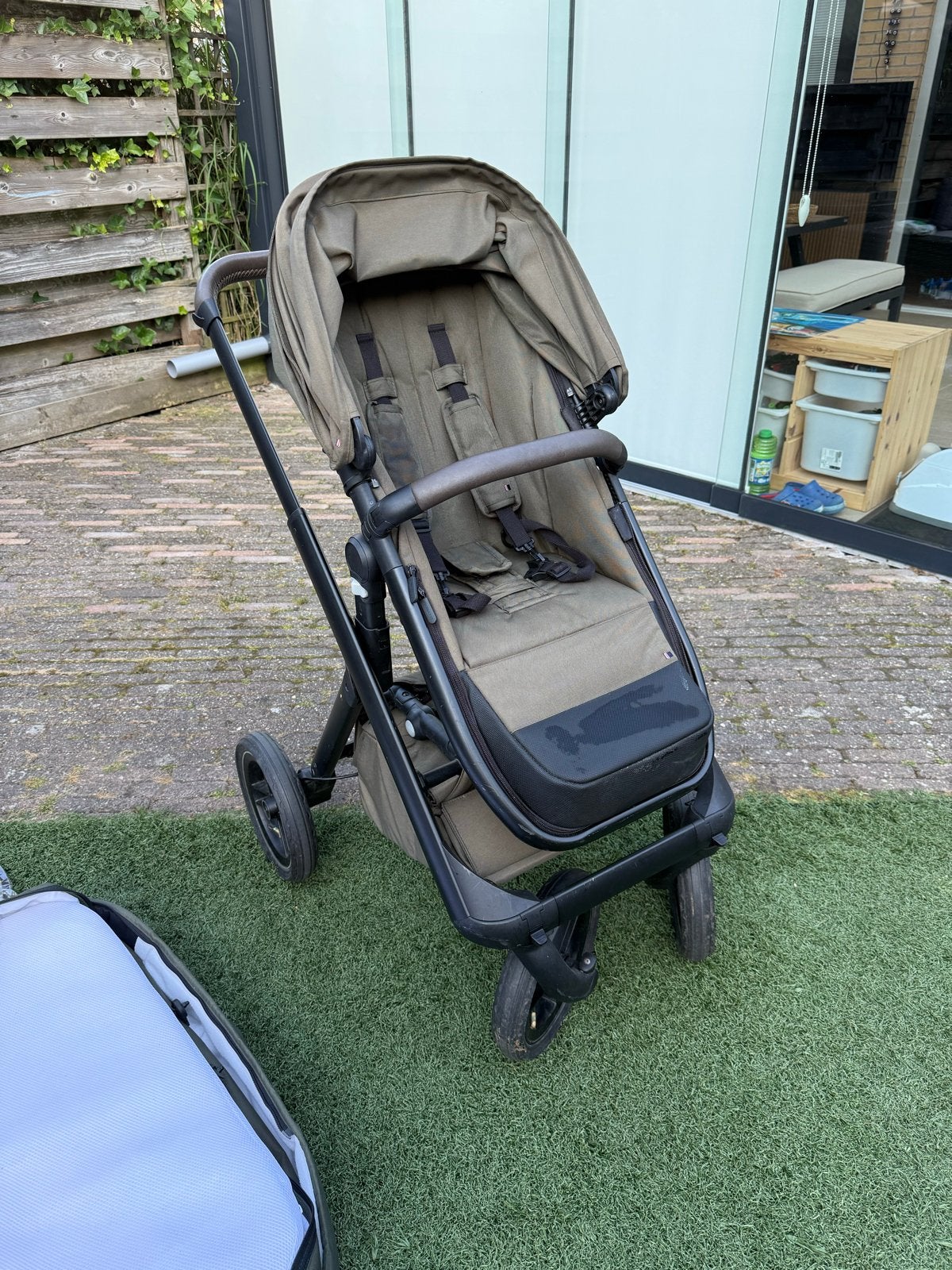 Dubatti One 2-in-1 Combiwagen (groen) met accessoires, Overige merken, Gebruikt, Luchtbanden, Ophalen of Verzenden