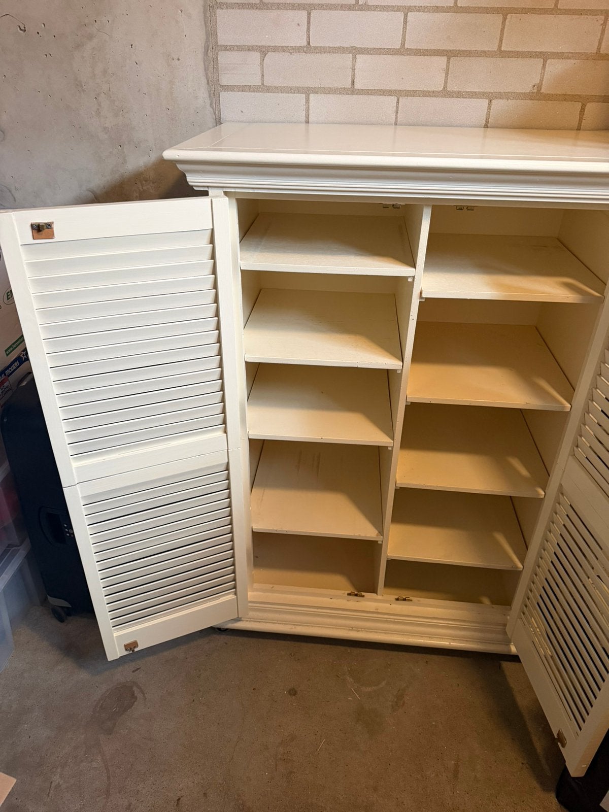 Leuk crèmekleurig maatwerk kastje te koop!, Ophalen of Verzenden, Gebruikt