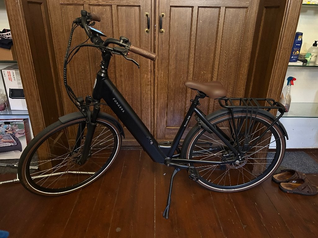 Elektronische dames fiets, 47 tot 50 cm, Versnellingen, Zo goed als nieuw, Schijfrem